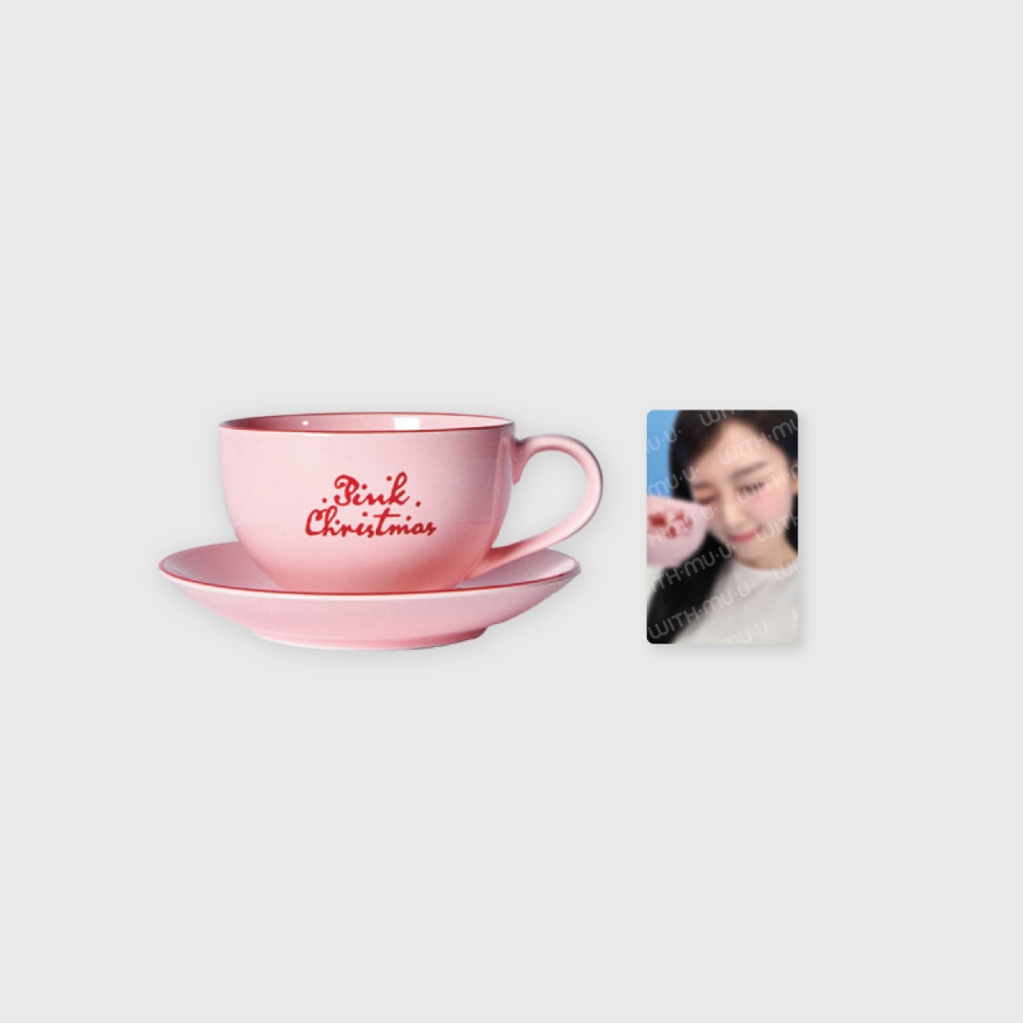 [PRE-ORDER] Red Velvet 2024 PINK CHRISTMAS OFFICIAL MD CUP & SAUCER SET