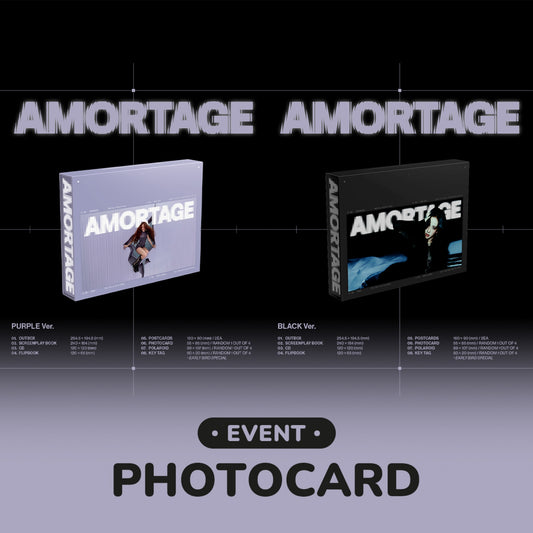 [PRE-ORDER BENEFIT] JISOO MINI ALBUM AMORTAGE (EXCLUSIVE EDITION)