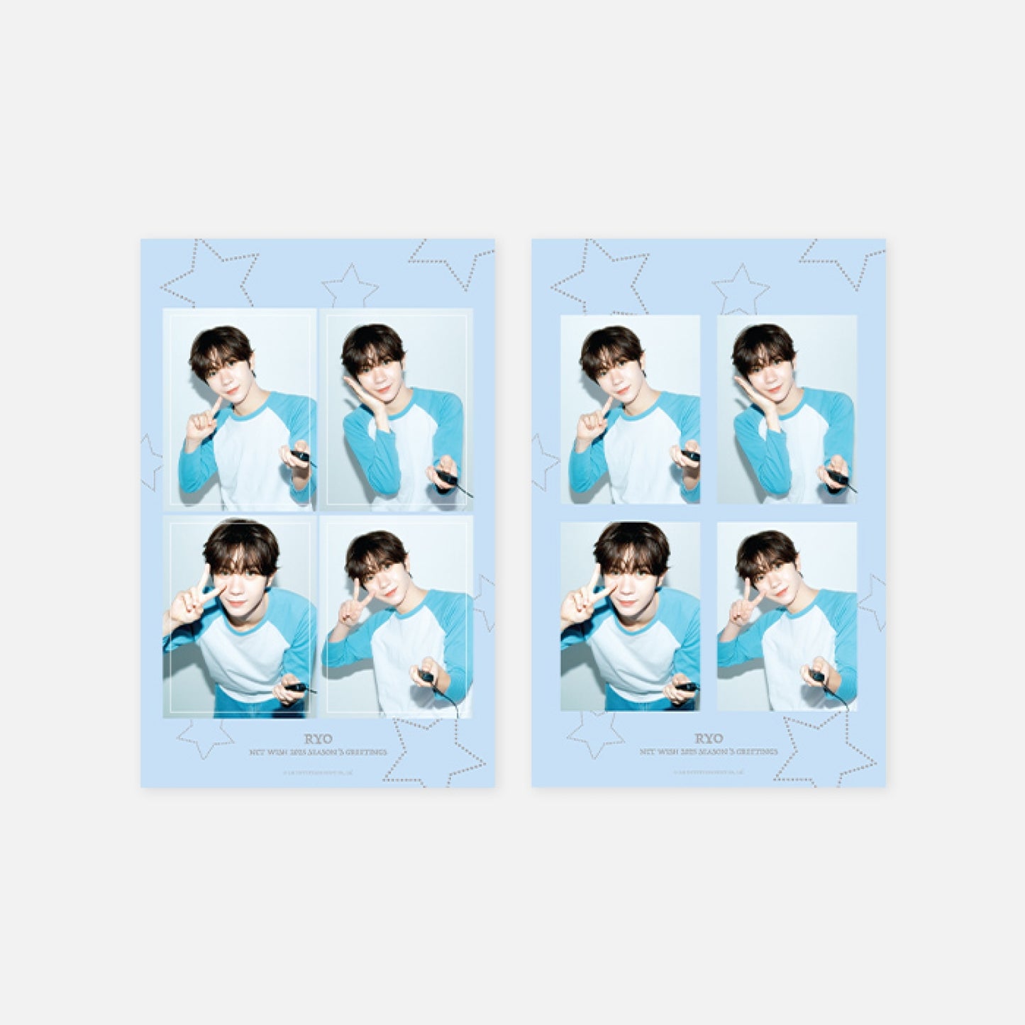 [PRE-ORDER] 2025 SM ARTIST SEASON’S GREETINGS OFFICIAL MD 4 CUT PHOTO SET (NCT WISH Ver.)