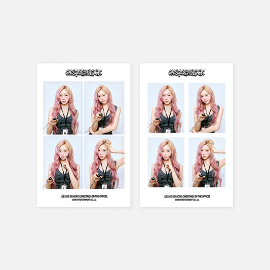 [PRE-ORDER] 2025 SM ARTIST SEASON’S GREETINGS OFFICIAL MD 4 CUT PHOTO SET (aespa Ver.)