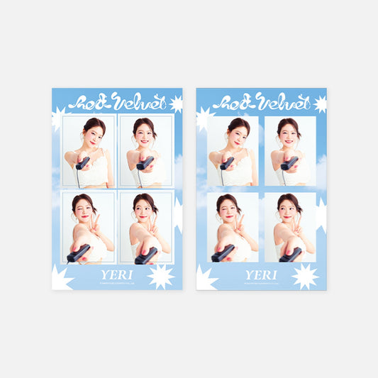 [PRE-ORDER] 2025 SM ARTIST SEASON’S GREETINGS OFFICIAL MD 4 CUT PHOTO SET (Red Velvet Ver.)