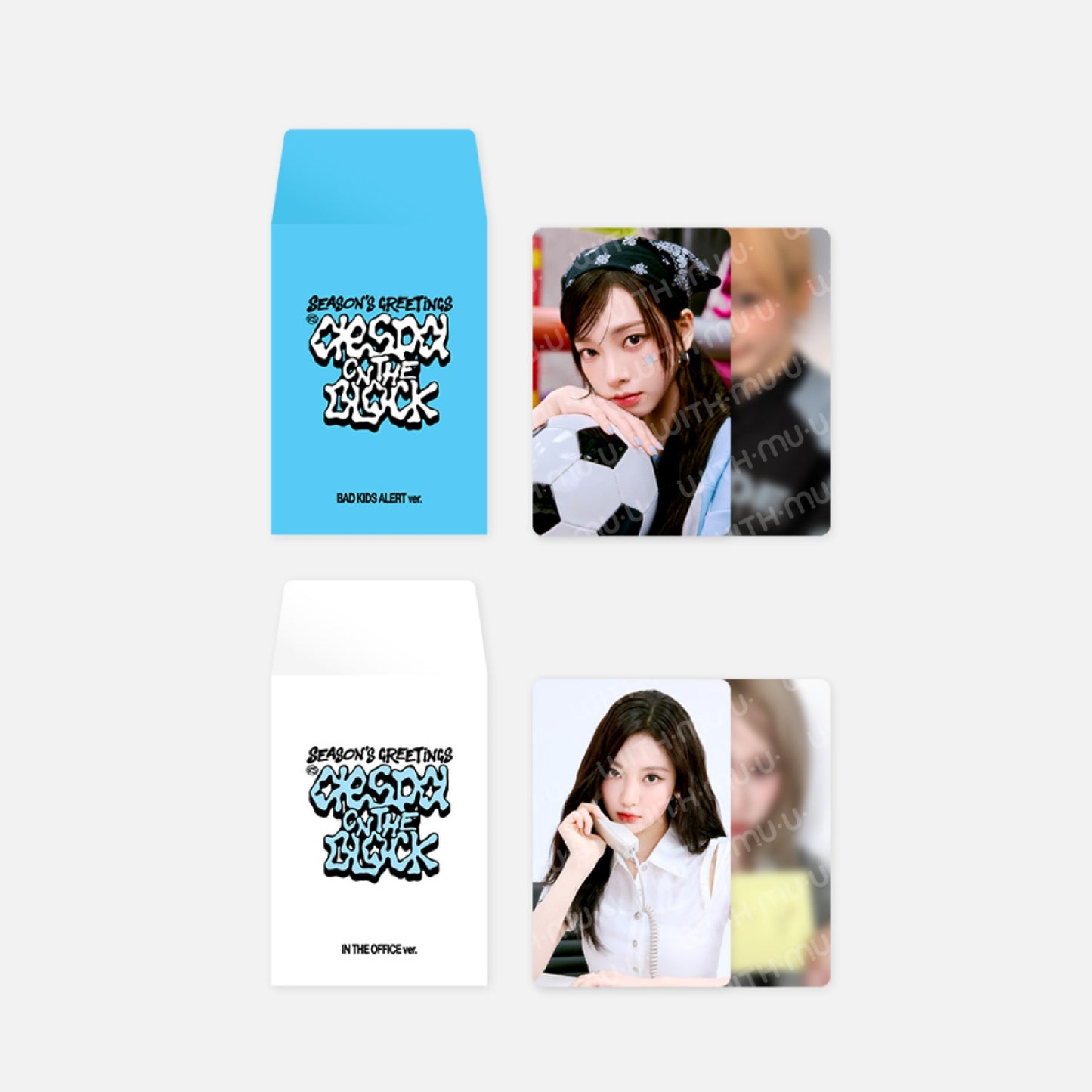 [PRE-ORDER] 2025 SM ARTIST SEASON’S GREETINGS OFFICIAL MD RANDOM TRADING CARD SET (aespa Ver.)