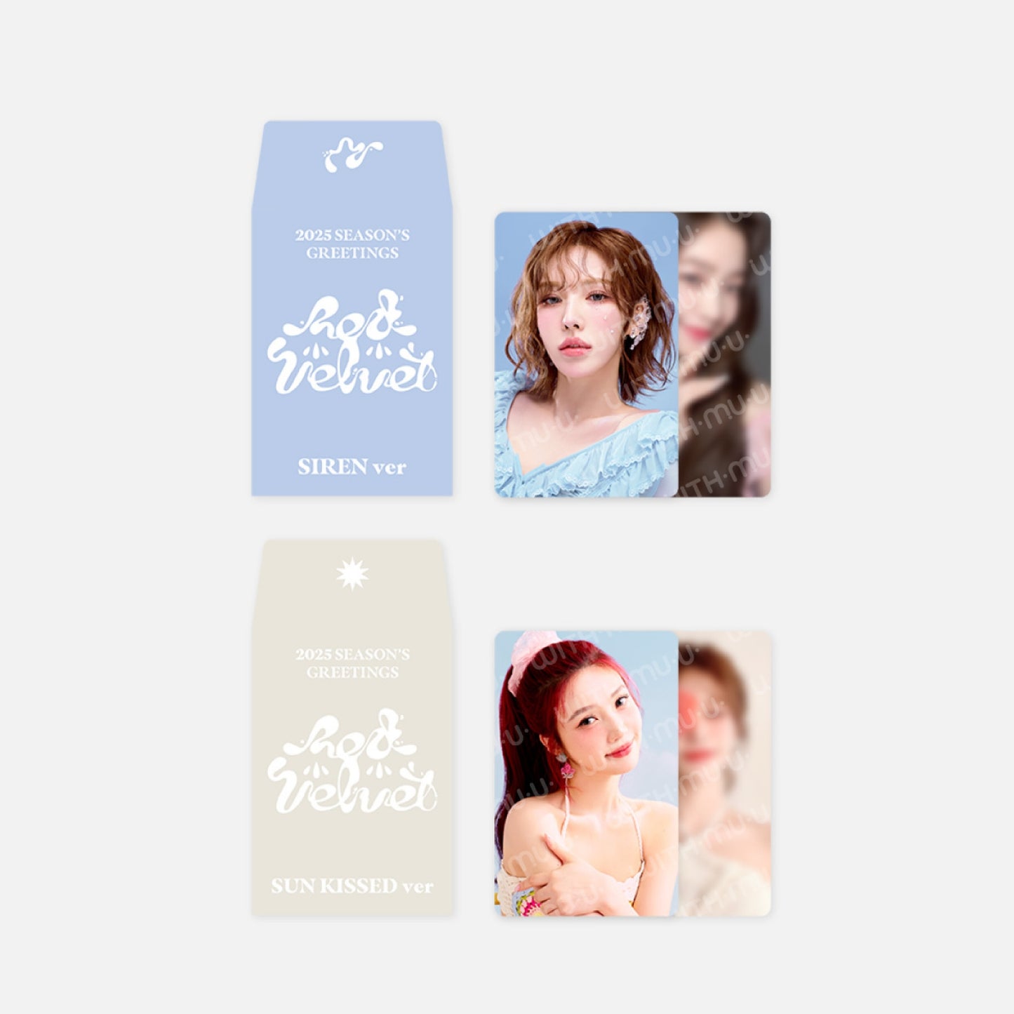 [PRE-ORDER] 2025 SM ARTIST SEASON’S GREETINGS OFFICIAL MD RANDOM TRADING CARD SET (Red Velvet Ver.)
