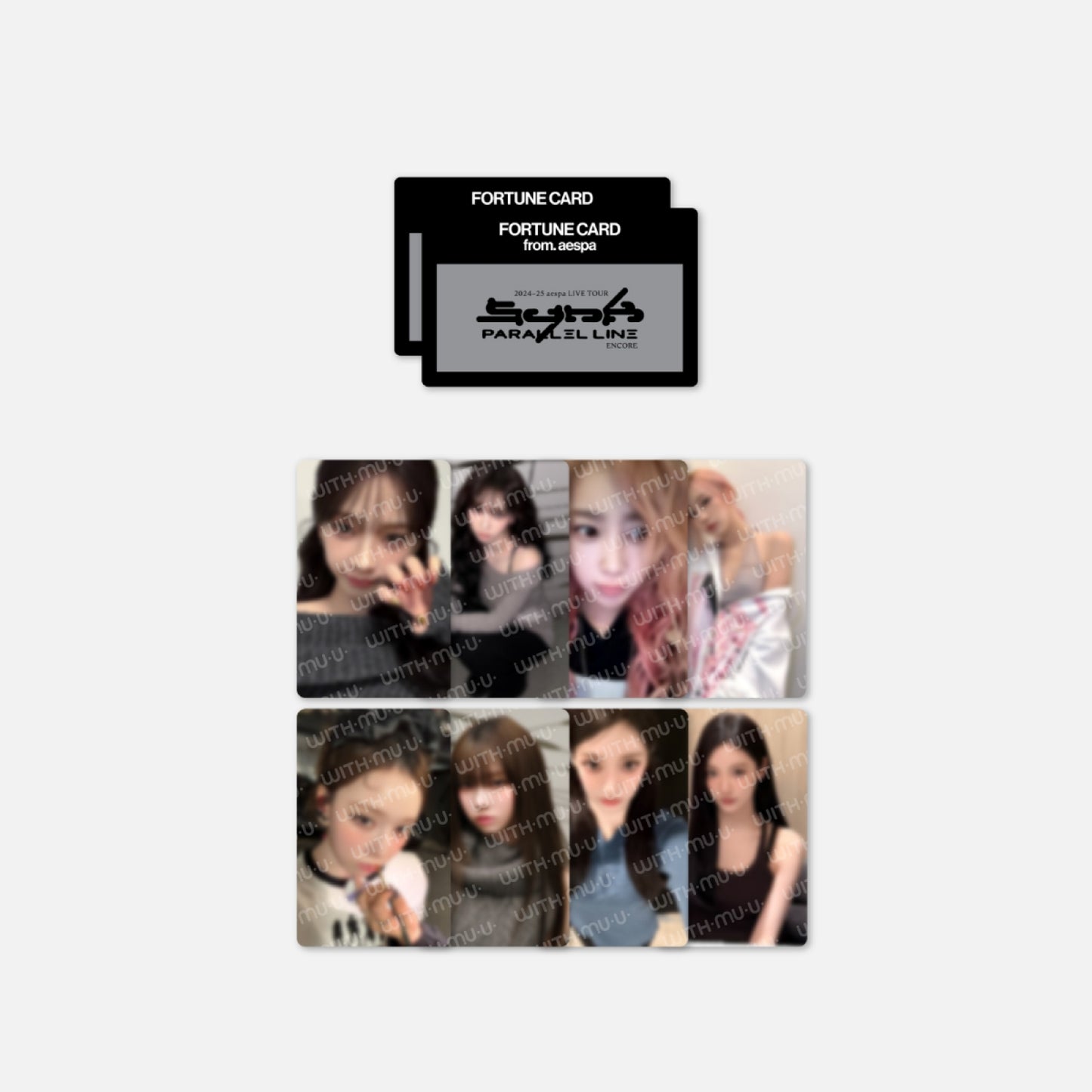[PRE-ORDER] aespa SYNK：PARALLEL LINE ENCORE OFFICIAL MD FORTUNE SCRATCH CARD SET