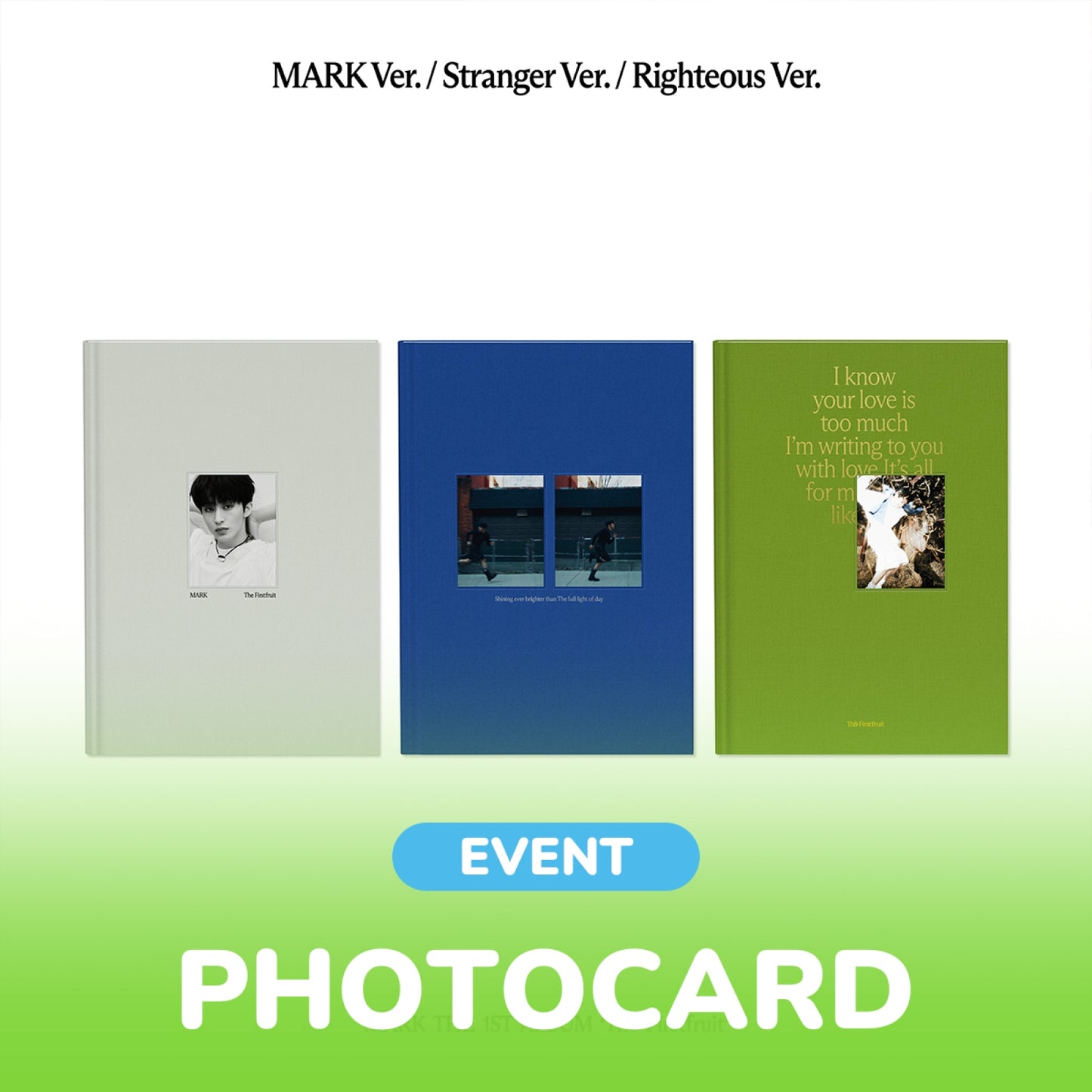 [PRE-ORDER BENEFIT] MARK 1st Album The Firstfruit (Trilogy Ver.)