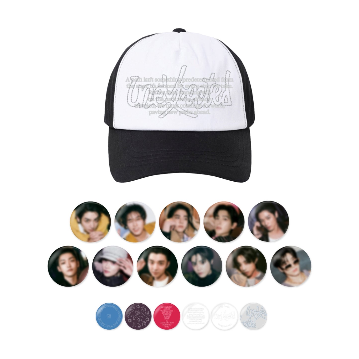 [PRE-ORDER EVENT] THE BOYZ Unexpected POP-UP STORE OFFICIAL MD BALL CAP & PIN BUTTON SET