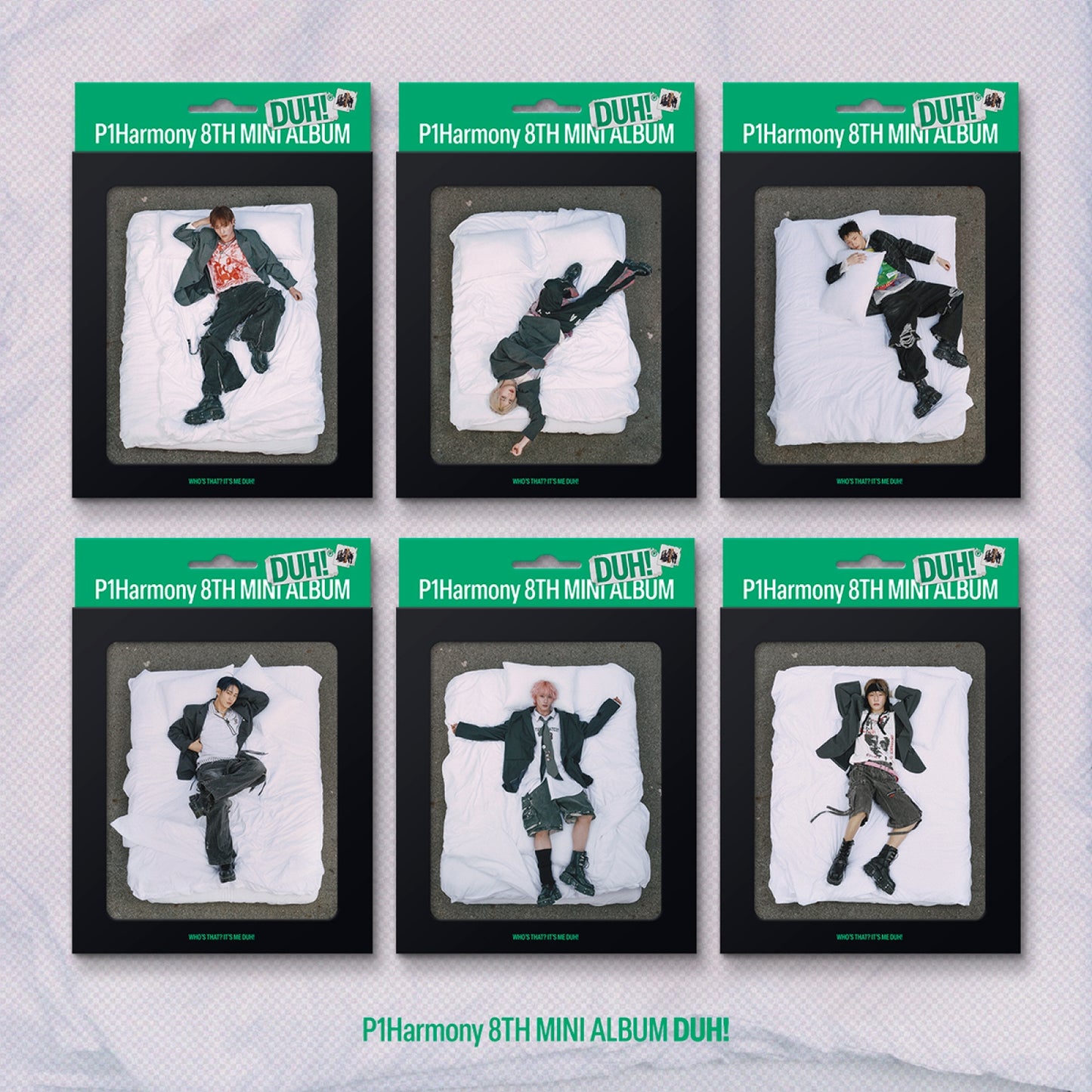 [PRE-ORDER BENEFIT] P1Harmony 8TH MINI ALBUM DUH! (COMPACT Ver.)
