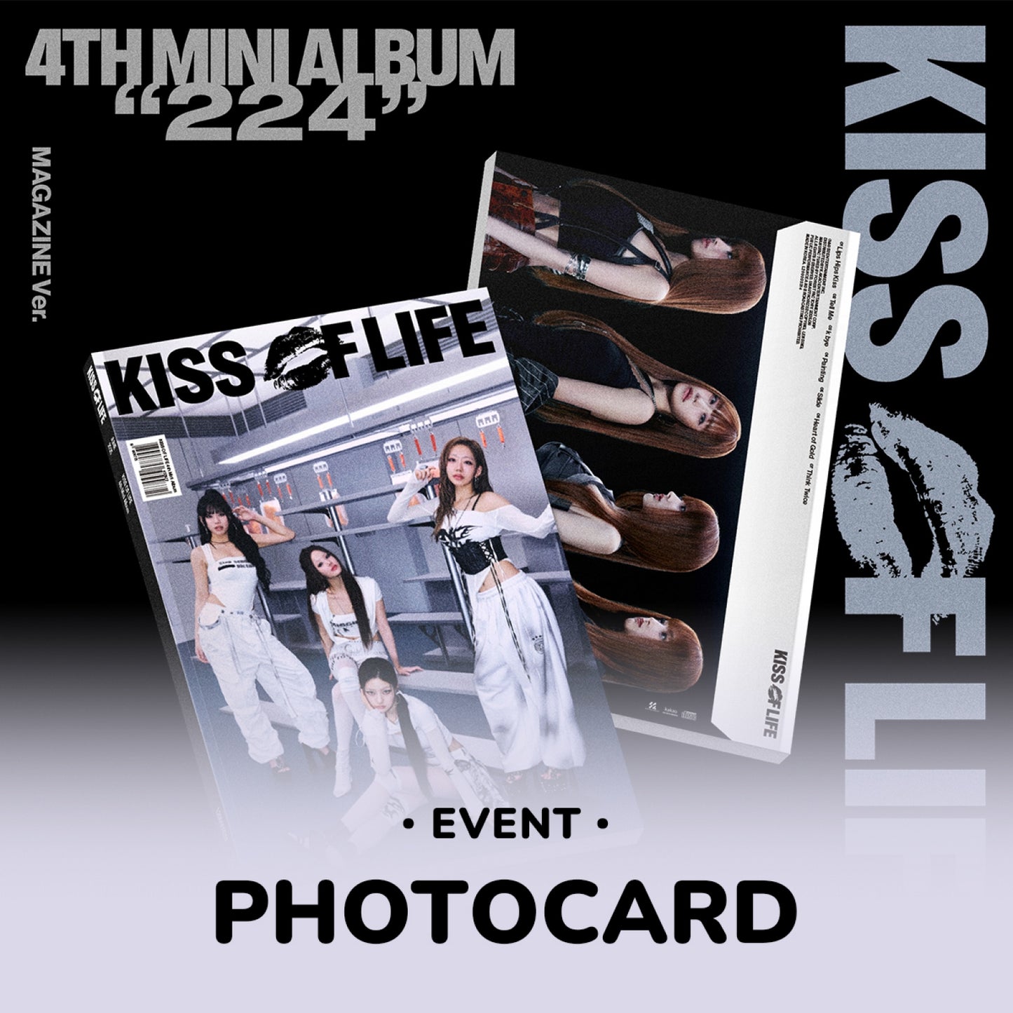 [PRE-ORDER BENEFIT] KISS OF LIFE 4th Mini Album 224 (Magazine Ver.)