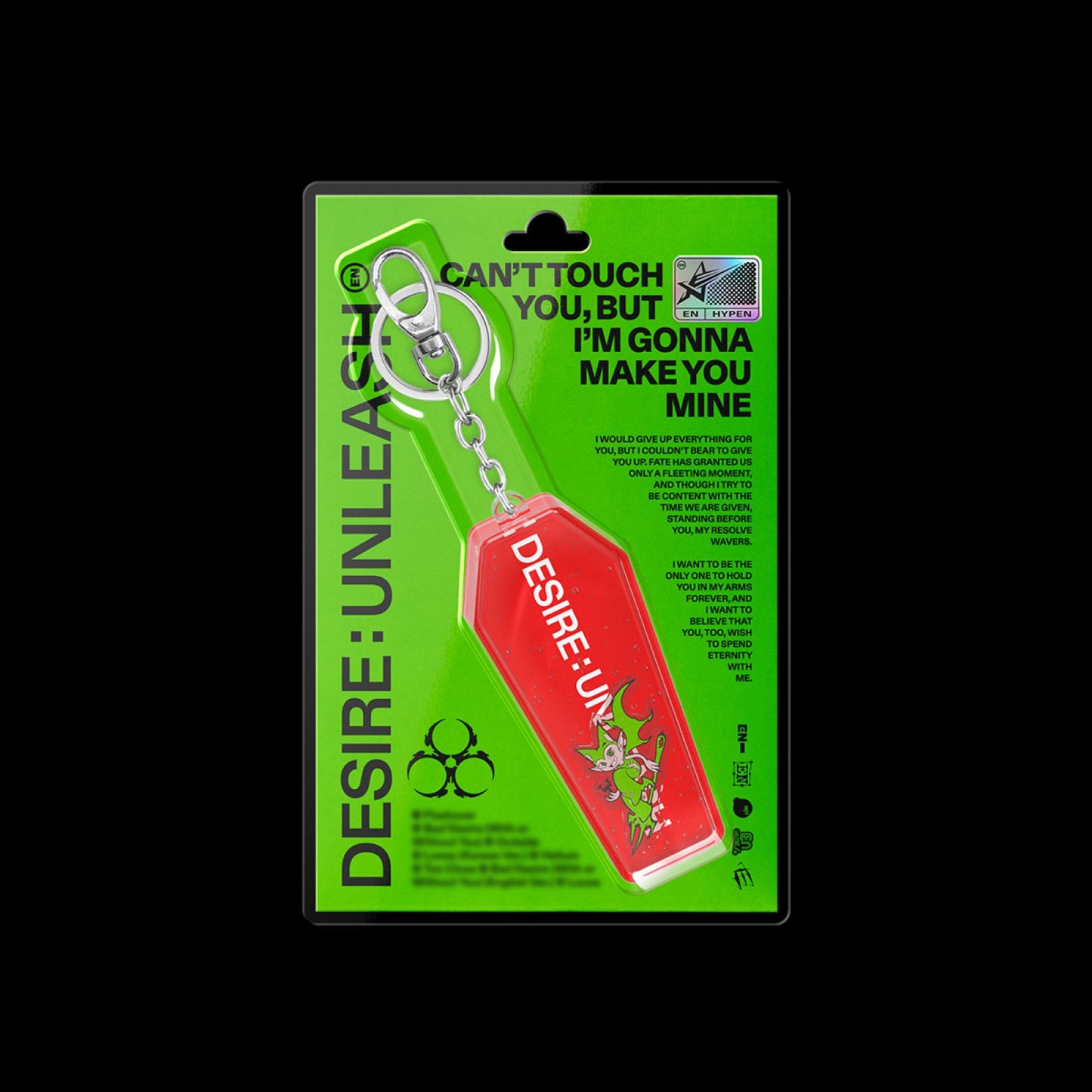 [PRE-ORDER] ENHYPEN 6th Mini Album DESIRE : UNLEASH (KEYRING ver.)