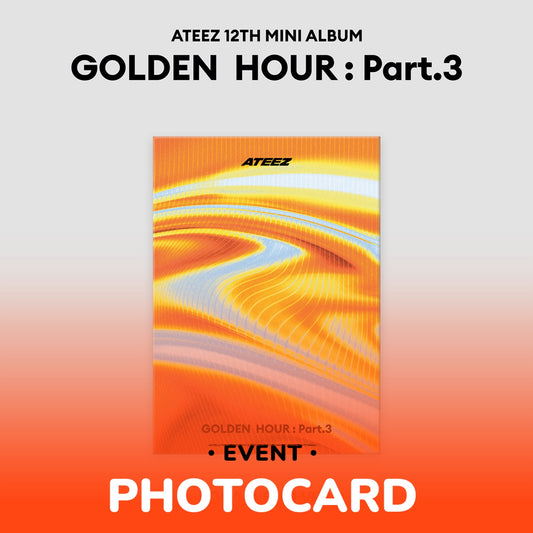 [PRE-ORDER BENEFIT] ATEEZ 12th Mini Album GOLDEN HOUR : Part.3 (POCAALBUM VER.)