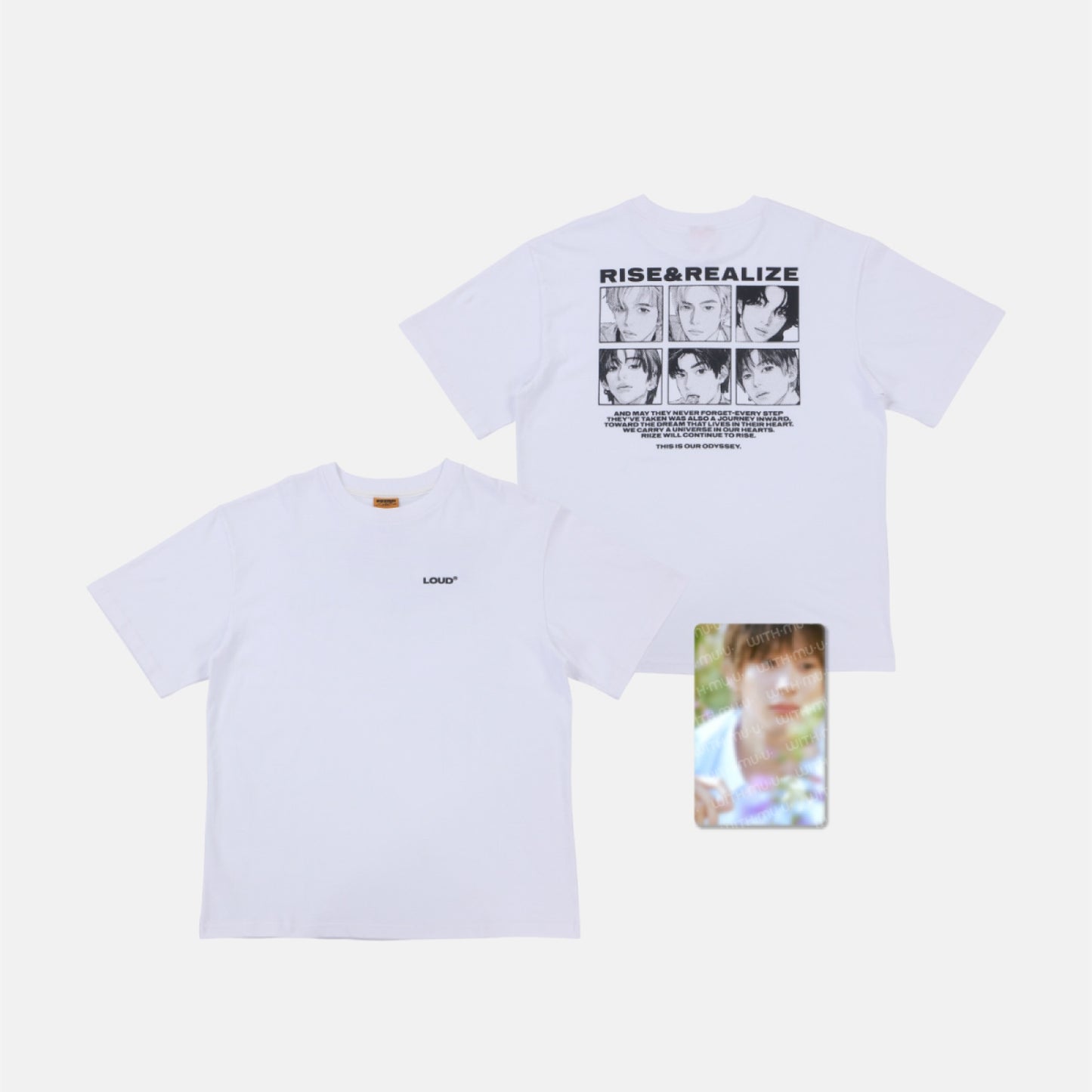 [PRE-ORDER] RIIZE CONCERT TOUR [RIIZING LOUD] OFFICIAL MD CHARACTER T-SHIRT SET
