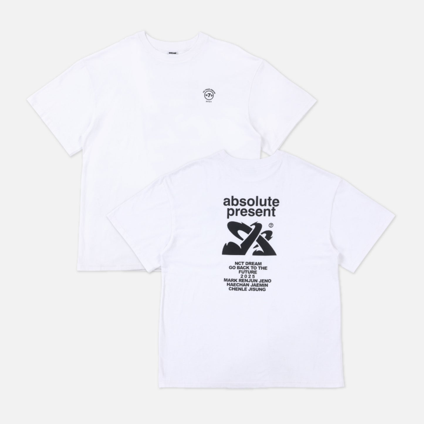 [PRE-ORDER] NCT DREAM 2025 POP-UP [TIME RIDERS] OFFICIAL MD T-SHIRT LOGO ver.