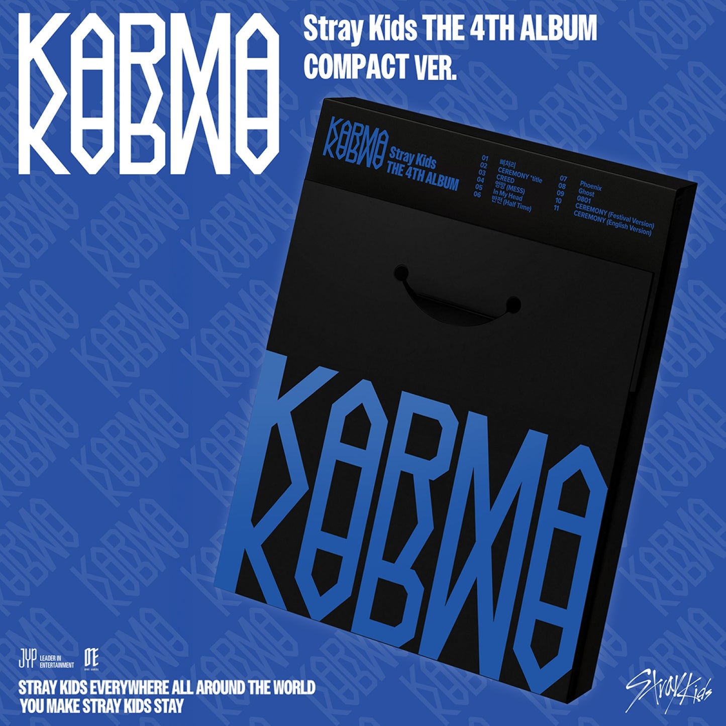 [PRE-ORDER BENEFIT] Stray Kids 4th Full Album KARMA (COMPACT VER.)