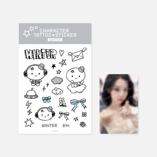 [PRE-ORDER] aespa LIVE TOUR [SYNK : aeXIS LINE] OFFICIAL MD TATTOO STICKER SET
