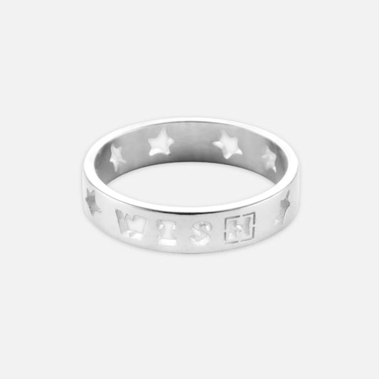 [PRE-ORDER] NCT WISH POP UP [FIND YOUR COLOR] OFFICIAL MD SILVER WISH RING
