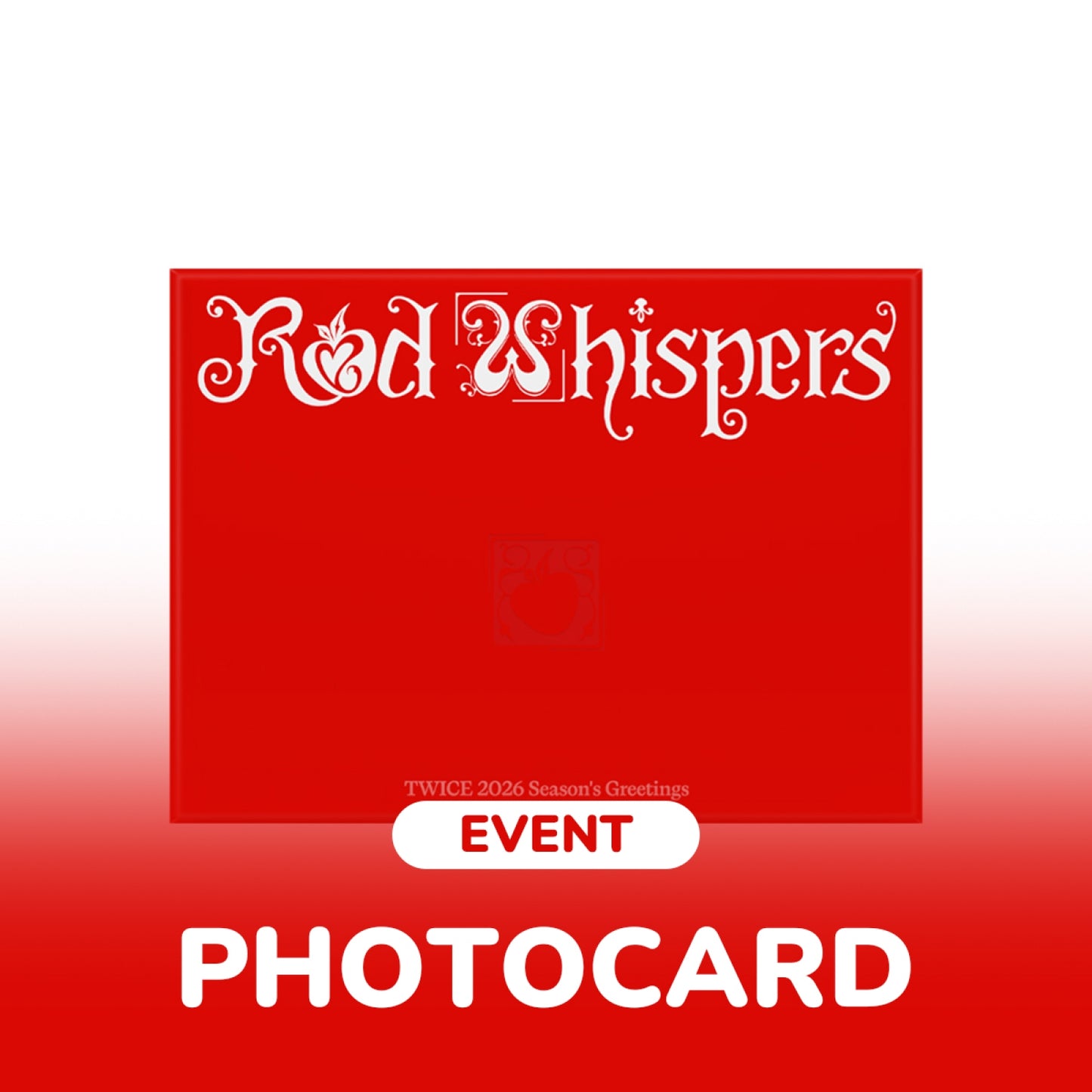 [PRE-ORDER BENEFIT] TWICE 2026 SEASON'S GREETINGS [RED WHISPERS]