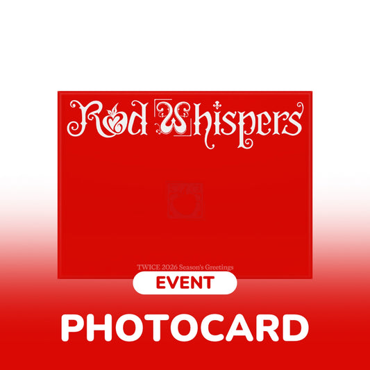 [PRE-ORDER BENEFIT] TWICE 2026 SEASON'S GREETINGS [RED WHISPERS]