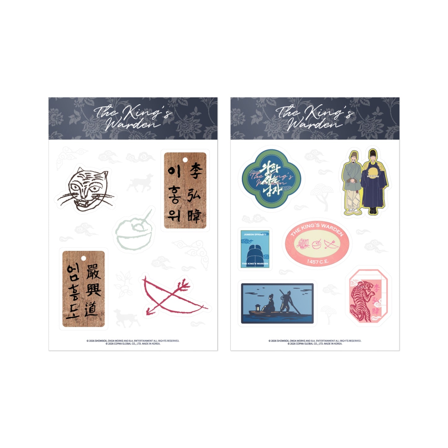 [PRE-ORDER] The King's Warden OFFICIAL MD STICKER SET