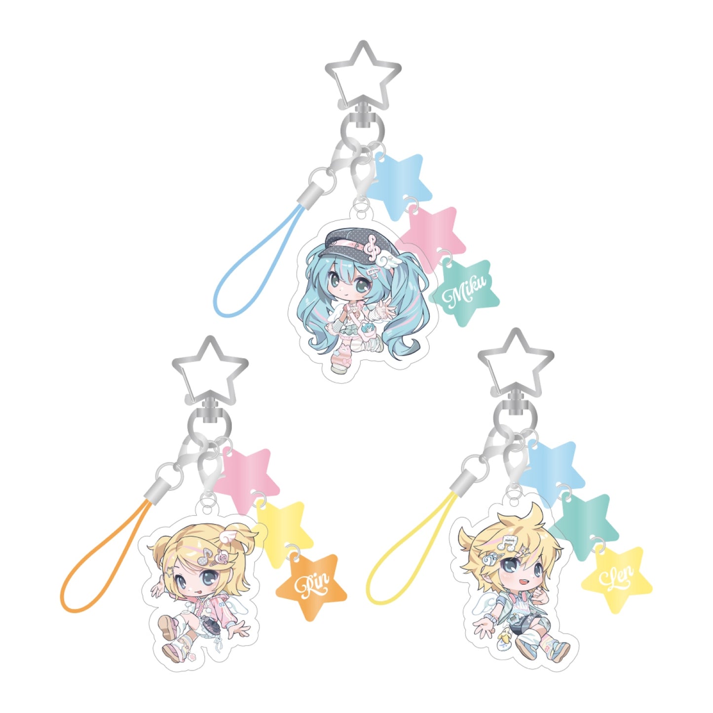 [PRE-ORDER] MIKU & RIN & LEN POP-UP STORE in SEOUL [Meet and Greet] OFFICIAL MD ACRYLIC KEYRING