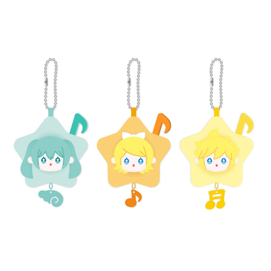 [PRE-ORDER] MIKU & RIN & LEN POP-UP STORE in SEOUL [Meet and Greet] OFFICIAL MD 8CM MINI STARS KEYRING