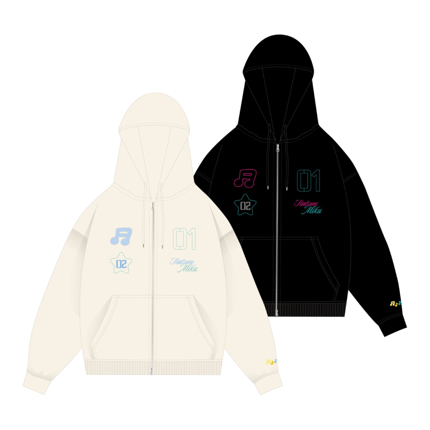 [PRE-ORDER] MIKU & RIN & LEN POP-UP STORE in SEOUL [Meet and Greet] OFFICIAL MD HOODIE ZIP UP