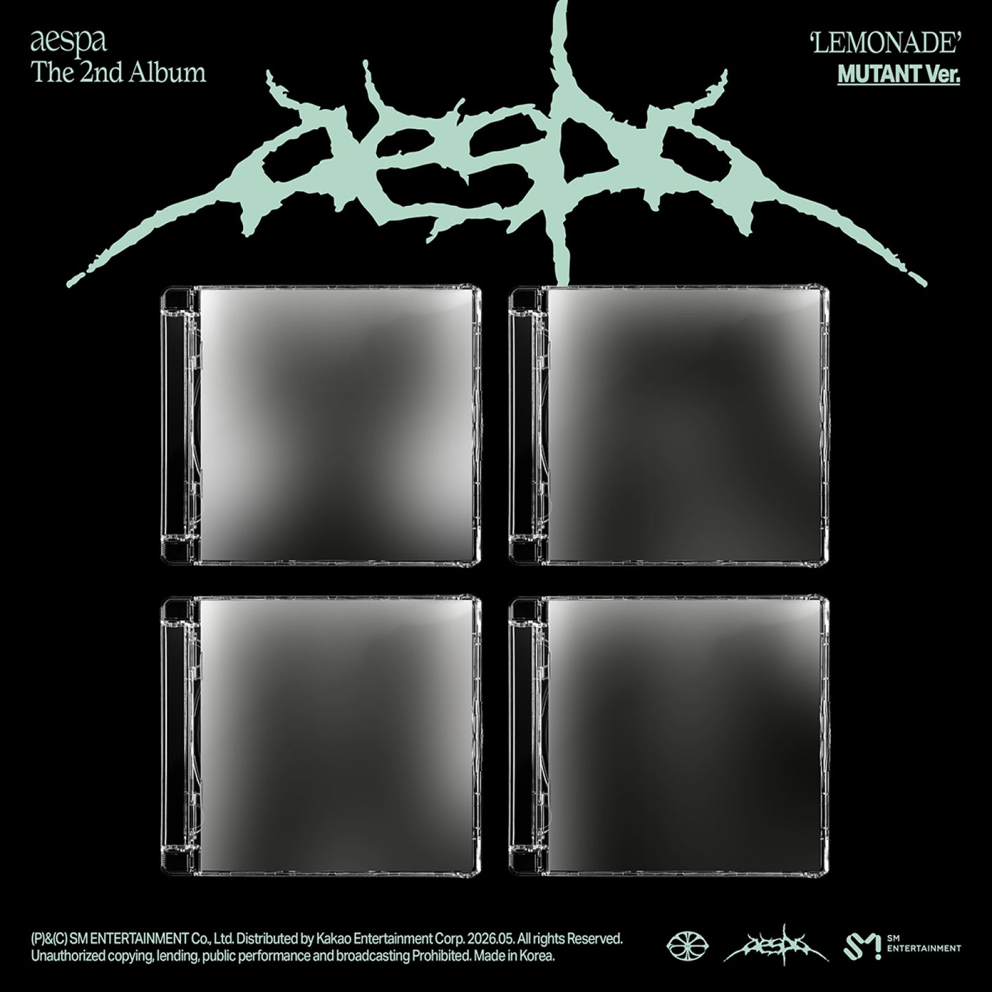 [PRE-ORDER BENEFIT] aespa The 2nd Album LEMONADE (MUTANT Ver.)