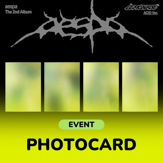 [PRE-ORDER BENEFIT] aespa The 2nd Album LEMONADE (ACID Ver.)