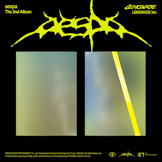[PRE-ORDER BENEFIT] aespa The 2nd Album LEMONADE (LEMONADE Ver.)