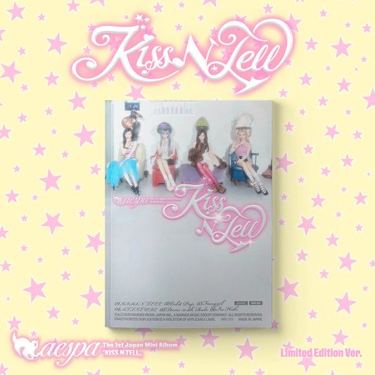 [PRE-ORDER BENEFIT] aespa Japan 2nd Mini Album  Kiss N Tell (Limited Edition Ver.)
