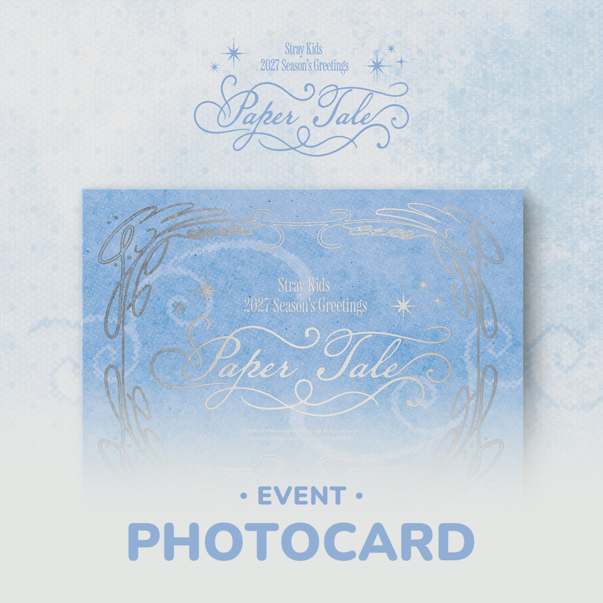 [PRE-ORDER BENEFIT] Stray Kids 2027 Season's Greetings Paper Tale