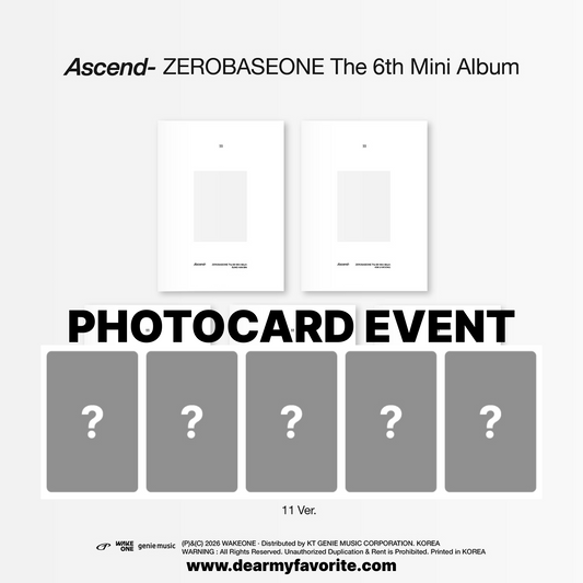 [PRE-ORDER BENEFIT] ZEROBASEONE The 6th Mini Album Ascend- (11 Ver.)
