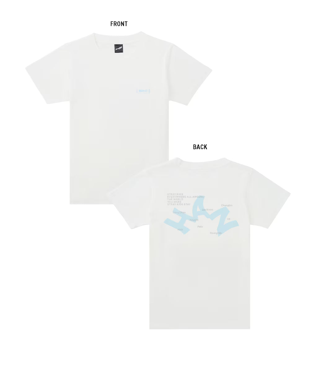[PRE-ORDER EVENT] Stray Kids World Tour RUN IT JAPAN OFFICIAL MD T-SHIRT