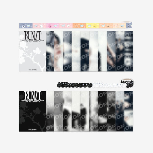 [PRE-ORDER EVENT] Stray Kids World Tour RUN IT SEOUL MD POSTCARD BOOK & ROLL STICKER SET
