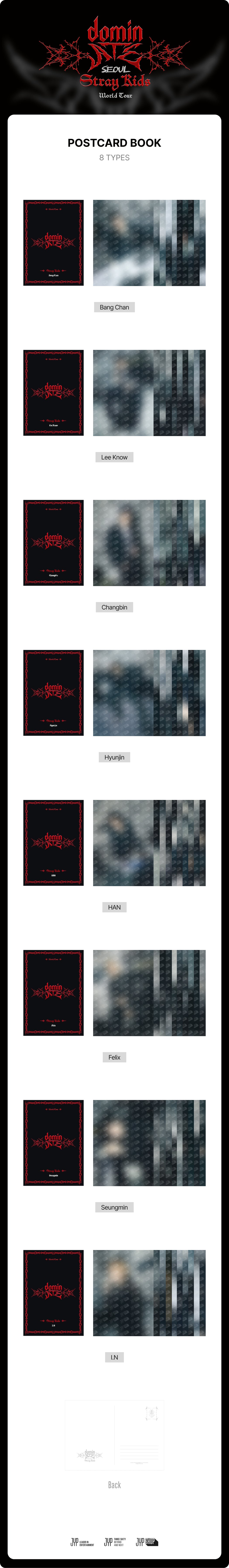 [PRE-ORDER] Stray Kids dominATE SEOUL OFFICIAL MERCH POSTCARD BOOK