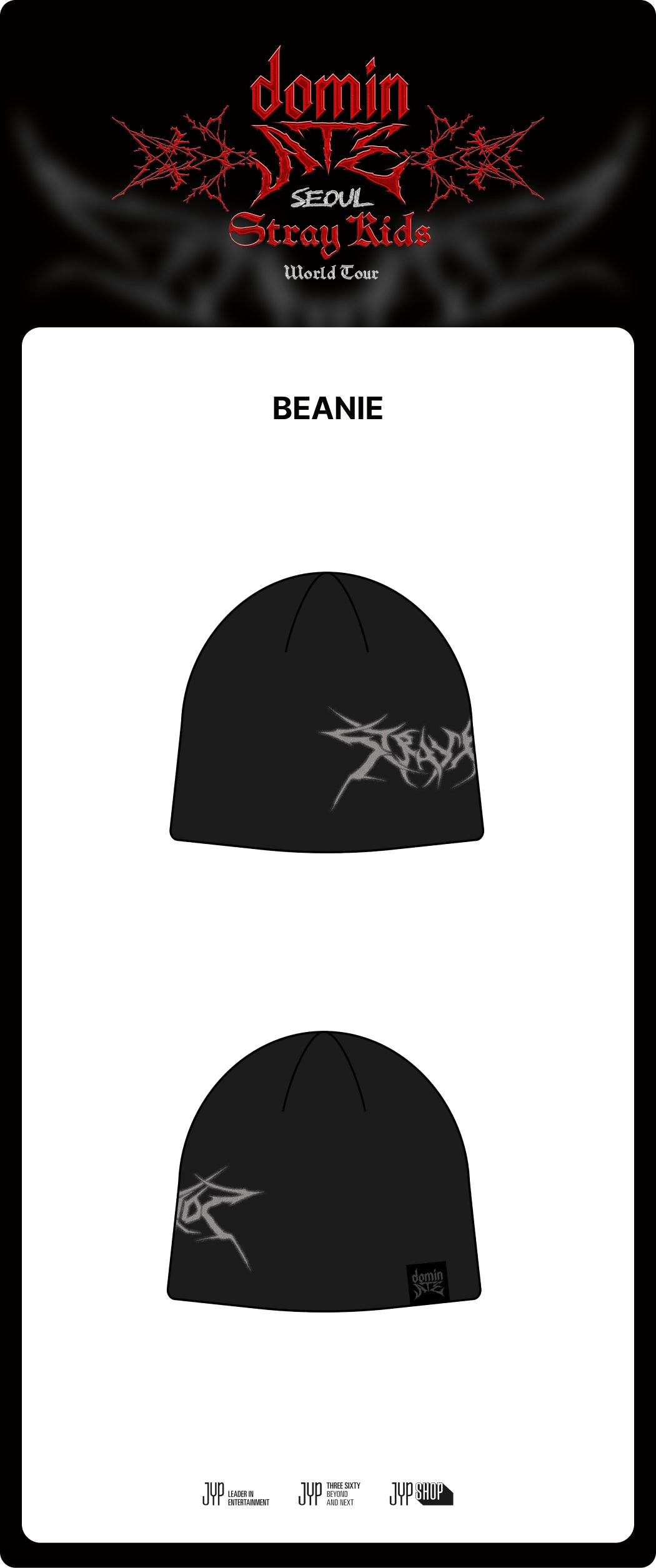 [PRE-ORDER] Stray Kids dominATE SEOUL OFFICIAL MERCH BEANIE