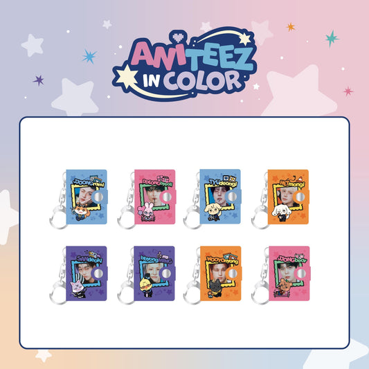 [PRE-ORDER EVENT] ATEEZ X ANITEEZ POP-UP STORE [ANITEEZ IN COLOR] OFFICIAL MD MINI ALBUM KEYRING
