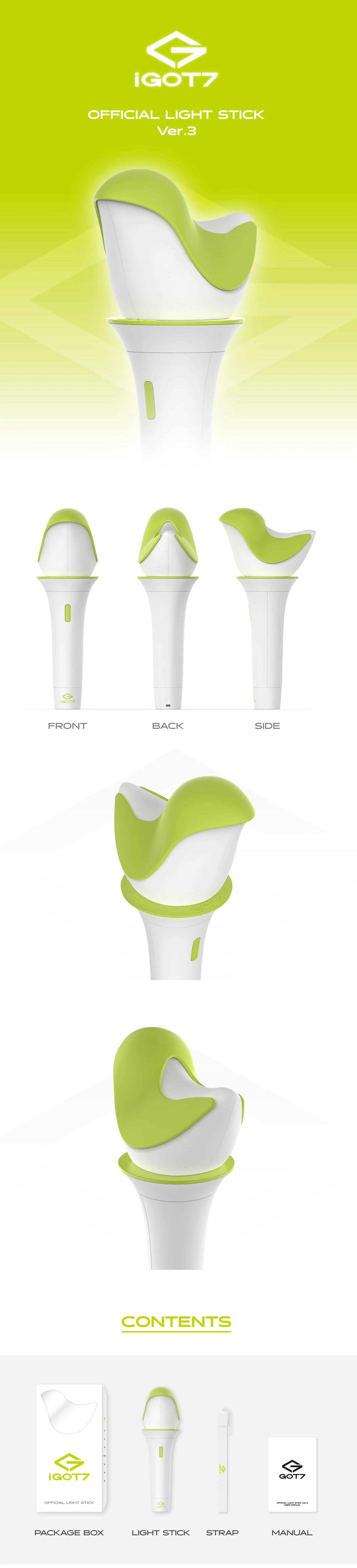 GOT7 OFFICIAL LIGHT STICK Ver.3