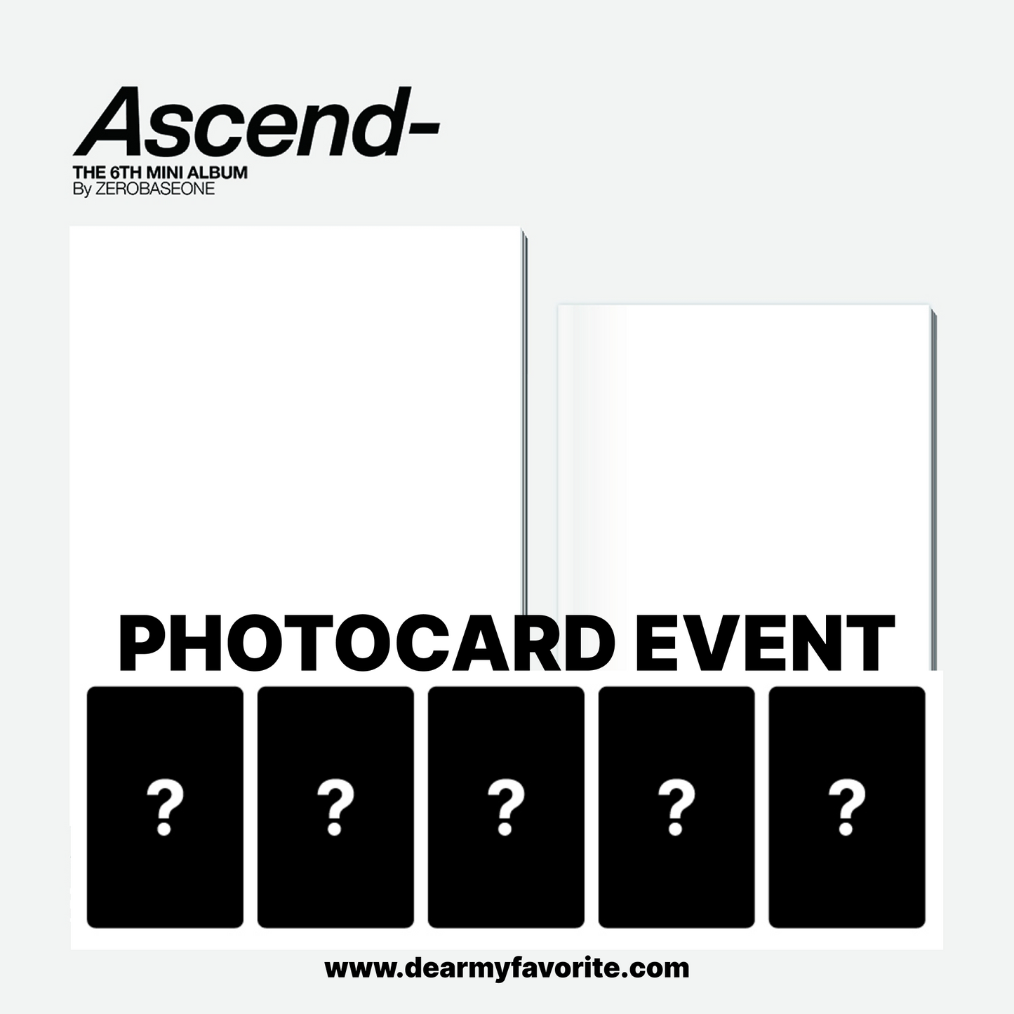 [PRE-ORDER BENEFIT] ZEROBASEONE The 6th Mini Album Ascend- (Photobook Ver.)