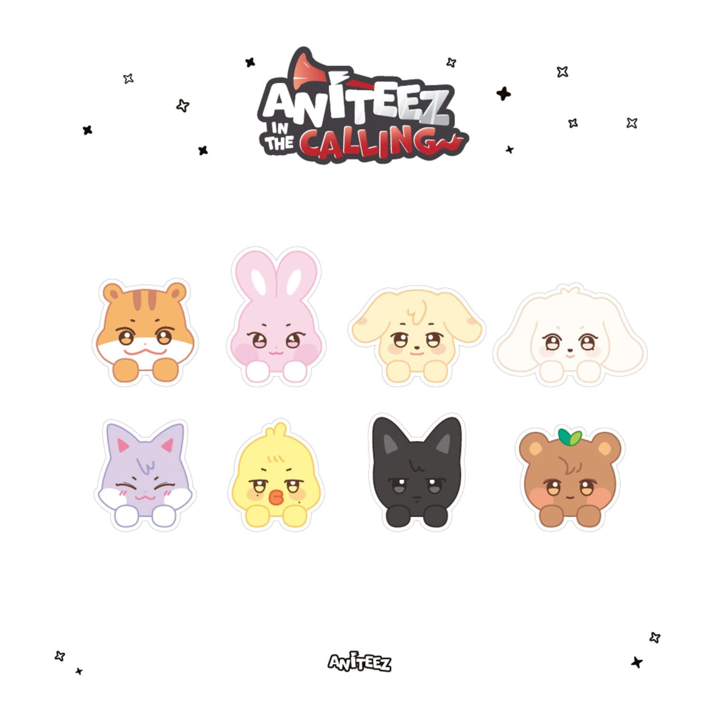 [FAST DELIVERY] ATEEZ X ANITEEZ IN THE CALLING OFFICIAL MD ACRYLIC CLIP MAGNET
