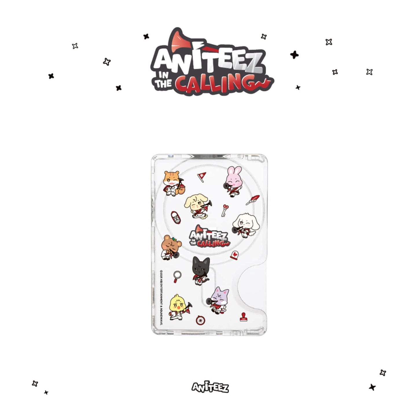 [FAST DELIVERY] ATEEZ X ANITEEZ IN THE CALLING OFFICIAL MD MagSafe ACRYLIC CARD CASE