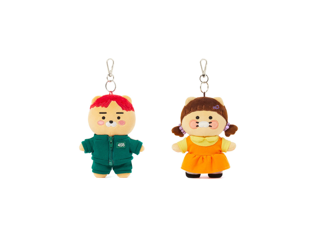 SQUID GAME X KAKAO FRIENDS Official MD Plush Keyring