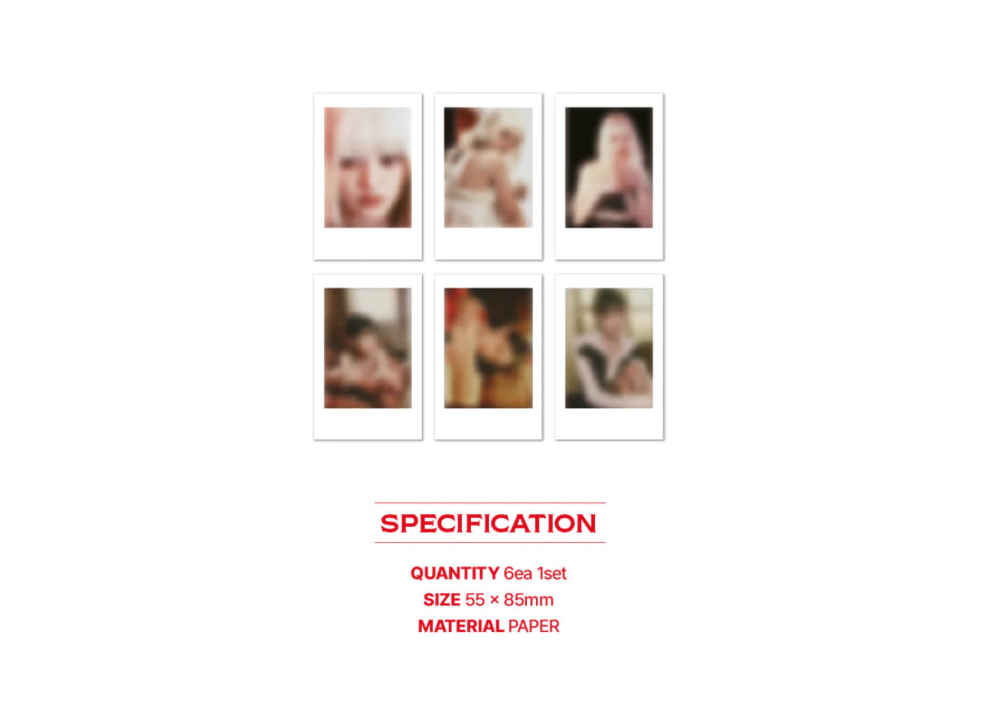 [PRE-ORDER EVENT] (G)I-DLE MINNIE HERS POP-UP STORE OFFICIAL MD POLAROID SET