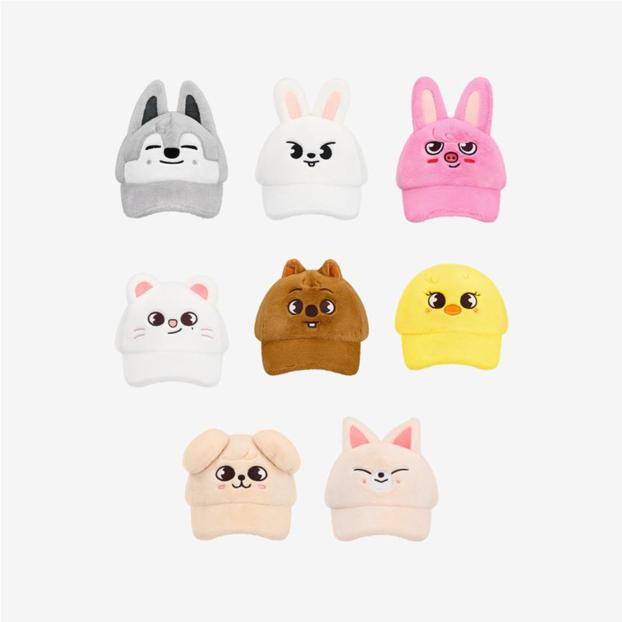 [PRE-ORDER] Stray Kids 6TH FANMEETING STAY in Our Little House OFFICIAL MD SKZOO PLUSH CAP