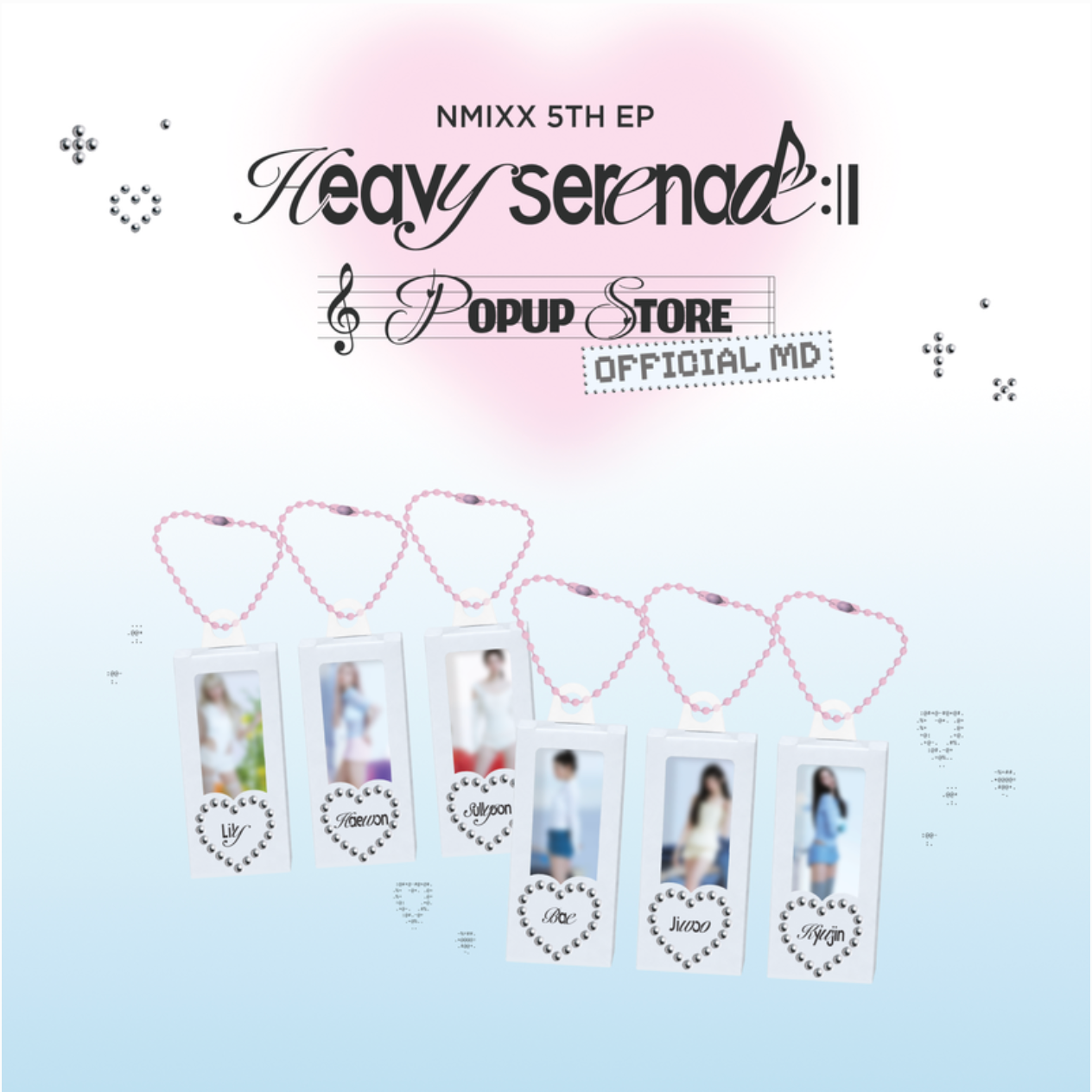 [PRE-ORDER] NMIXX [Heavy Serenade] POP-UP STORE OFFICIAL MD ACRYLIC MINIATURE KEYRING