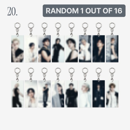 [PRE-ORDER EVENT] Stray Kids World Tour RUN IT SEOUL MD SECRET ACRYLIC KEYRING