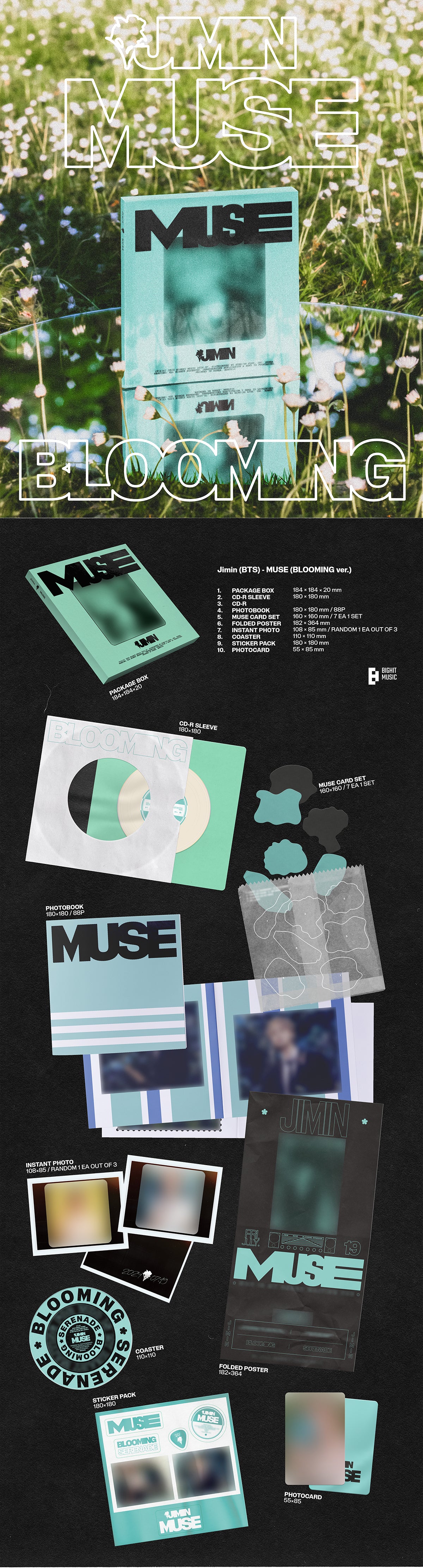 [PRE-ORDER BENEFIT] JIMIN (BTS) 2ND ALBUM MUSE