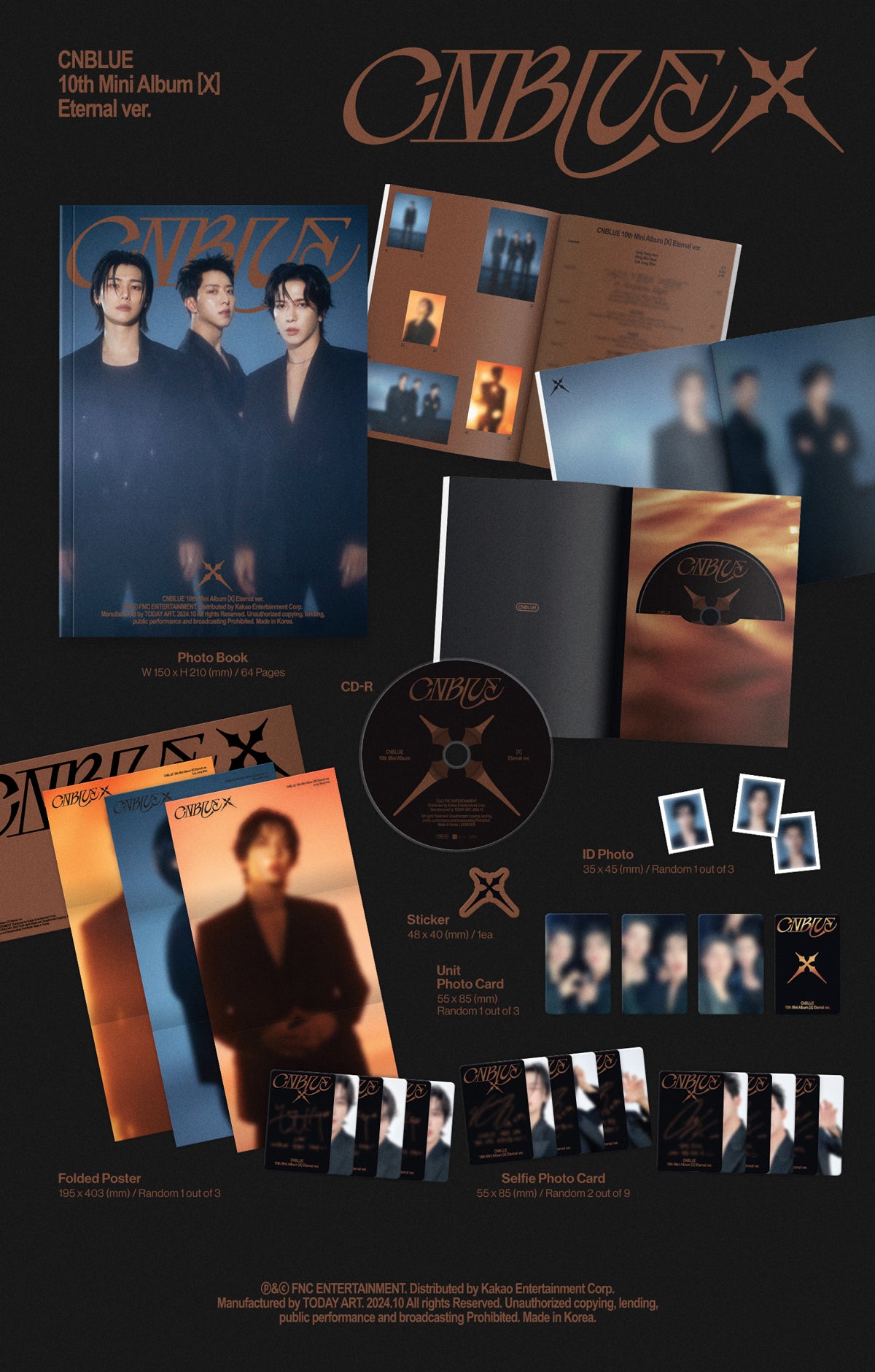 [PRE-ORDER BENEFIT] *SIGNED* CNBLUE 10th Mini Album X