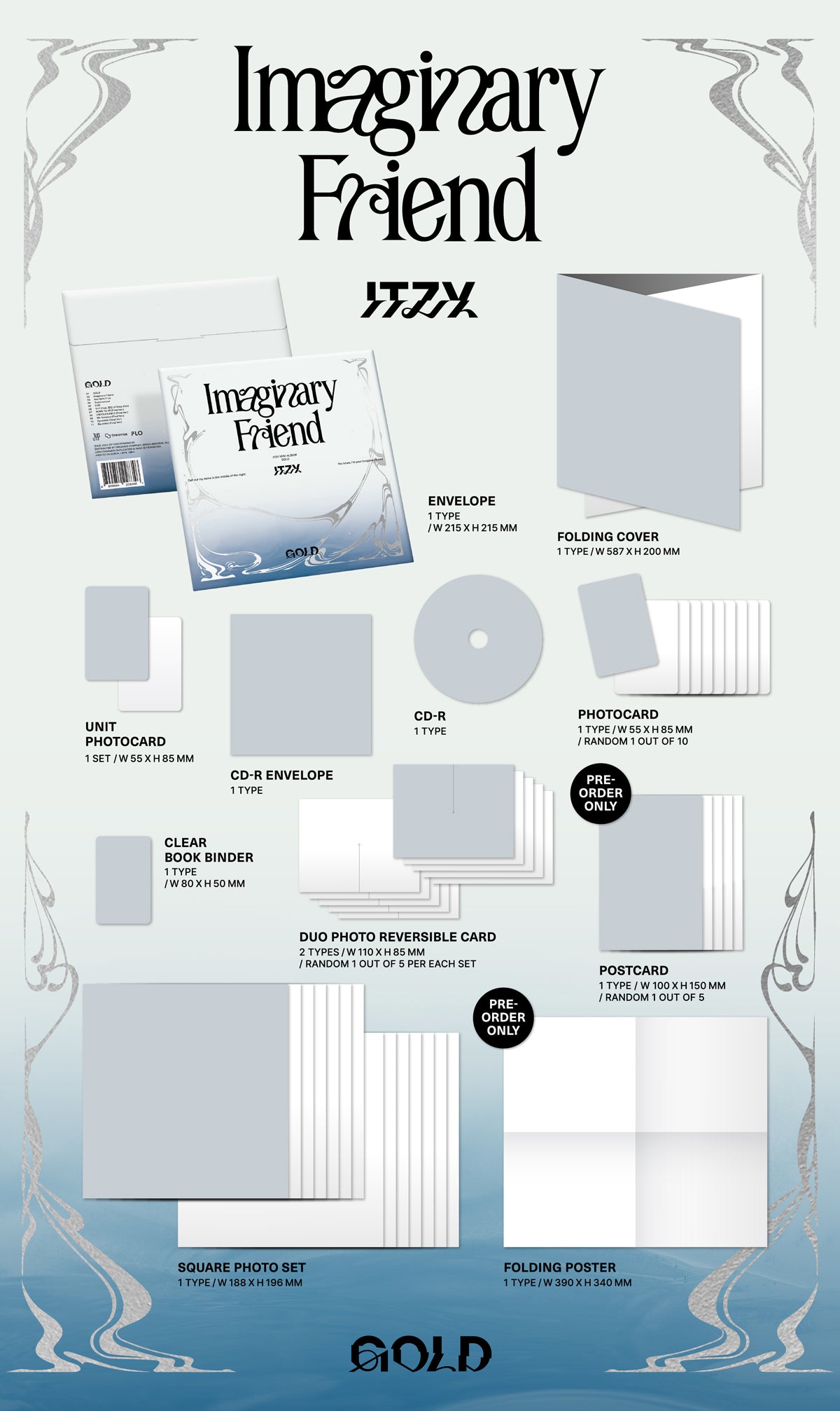 [PRE-ORDER] ITZY GOLD ALBUM (SPECIAL EDITION)