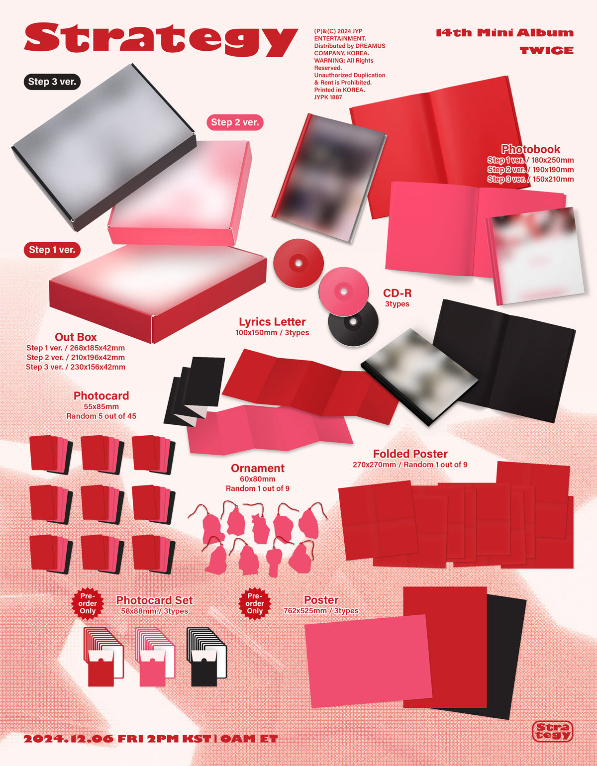 [POB] TWICE 14th Mini Album STRATEGY