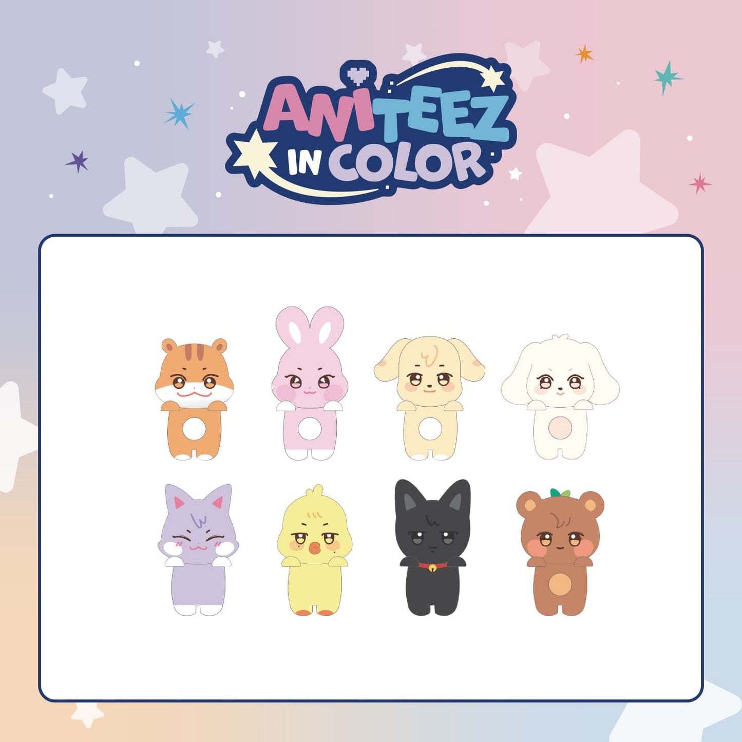 [PRE-ORDER EVENT] ATEEZ X ANITEEZ POP-UP STORE [ANITEEZ IN COLOR] OFFICIAL MD MINI DECO FIGURE